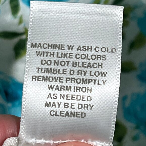 Dressbarn Womens Floral Midi Skirt Size 16W Cottagecore White Eyelet Prairie - Picture 8 of 8